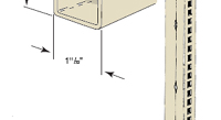 Retail Store Wall Uprights